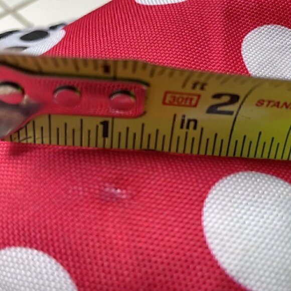 Disney Loungefly Minnie Mouse Polka Dot Bow Backpack Red White Black Girls Women - Picture 10 of 15